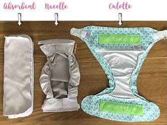 Atelier des langes TE3 - Hamac couches lavables - location couches lavables