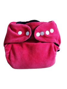 Couche lavable rouge détouré