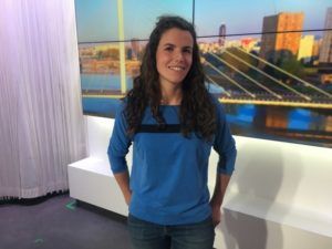 Photo fleur ludeau France 3 pour interview