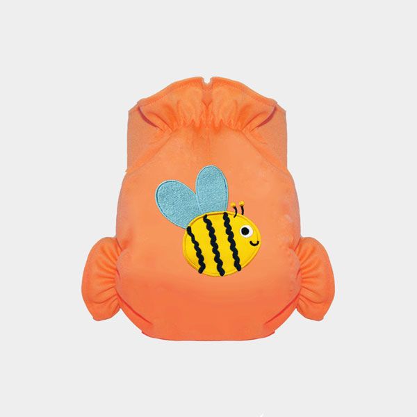 Maillot de bain orange Eliott&Loup abeille