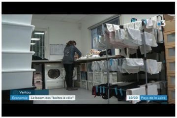 l'atelier des langes Reportage France 3 Pays de la Loire "le boom des boîtes à vélo" couches lavables Nantes location lavage