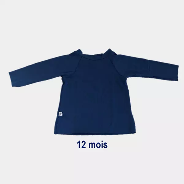 l'atelier des langes t-shirt bain anti-UV Hamac 12mois maillots de bain couche de bain plage piscine couches lavables location protection solaire