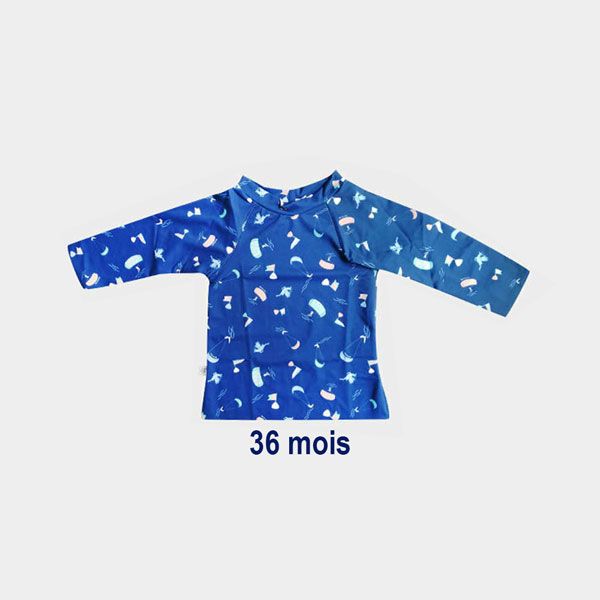 l'atelier des langes t-shirt bain anti-UV Hamac 36mois maillots de bain couche de bain plage piscine couches lavables location protection solaire