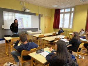 intervention dans un lycée