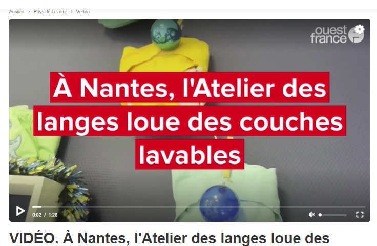 location couches lavables article presse ouest france