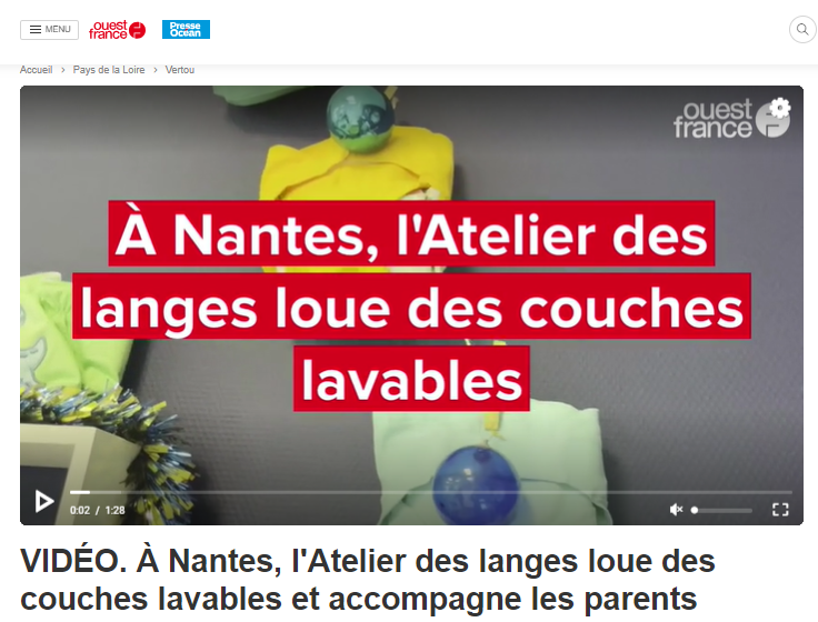 location couches lavables article presse ouest france