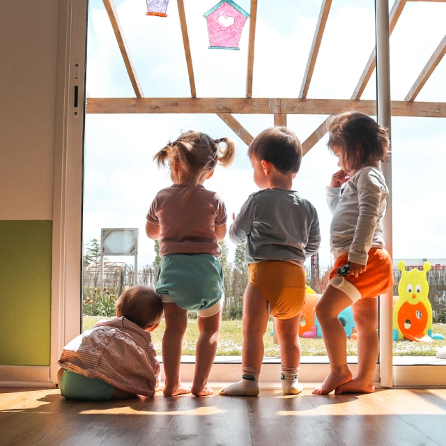 couches lavables en crèche