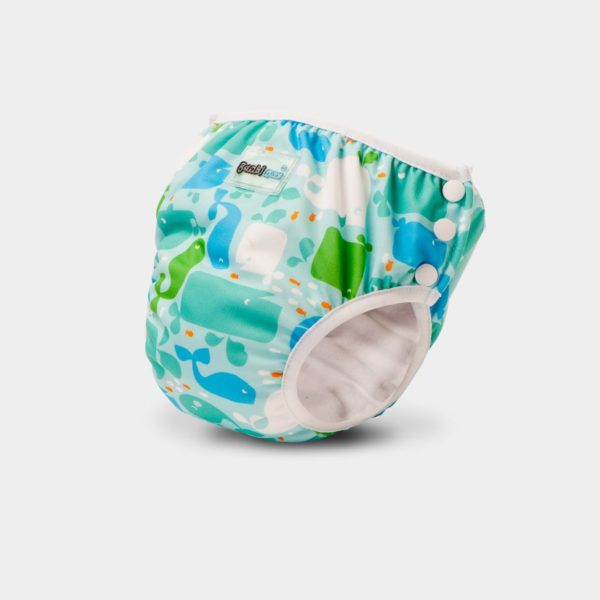 maillot de bain Bambinex baleine bleu location couches de bain lavables