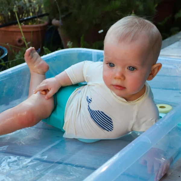 t-shirt Uv piscine bébé été eau