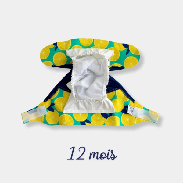 Couches de bain bébé citron
