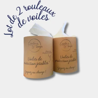 Lot de 2 rouleaux de voiles L'Atelier Des Langes (x200)